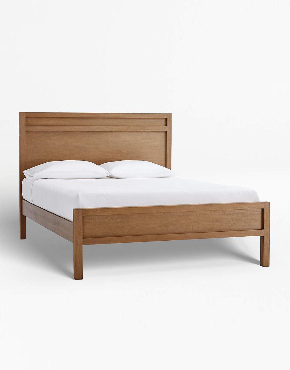 Teak Double Bed With Headboard - Imagen 4