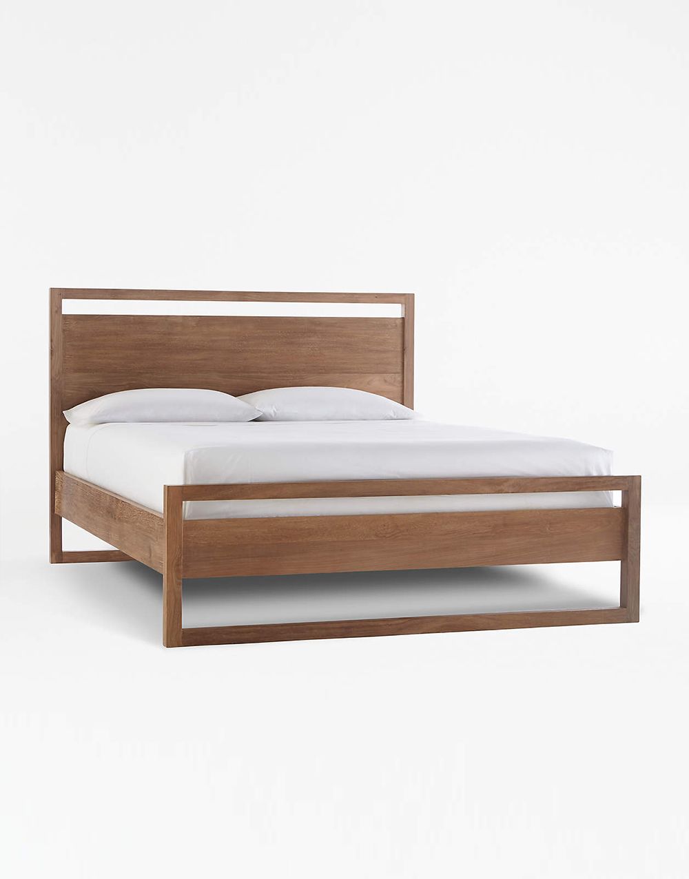 Teak Double Bed With Headboard - Imagen 3