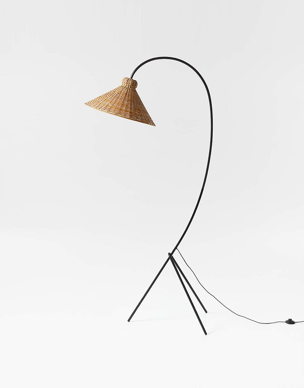 Floor Lamp With Polyester Shade - Imagen 4