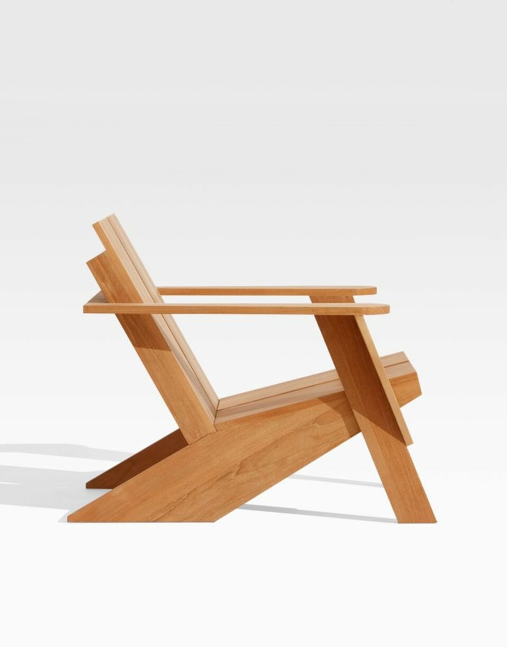 Blue Outdoor Rocking Chair - Imagen 3